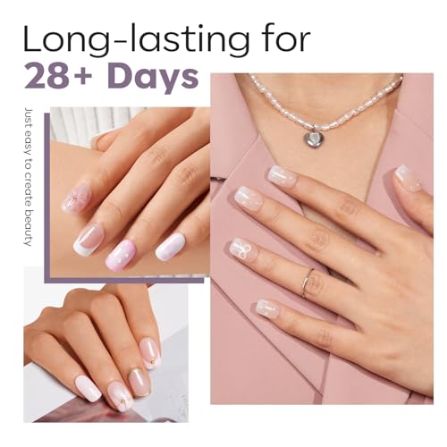 Image of modelones Extra Short Square Fake Nail Tips - 510Pcs Full Matte Gel Tips Pre-shaped Full Cover Clear Acrylic Gel Kit False Press on Nails for Extension DIY Salon 15Sizes