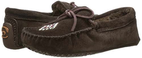 Manitobah Mukluks Women's Canoe Moccasin Suede Lined, Charcoal, L7/M5 #TOP6