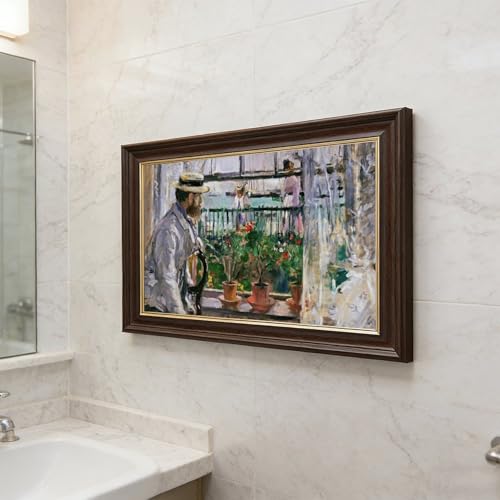 Tableau Berthe Morisot impression sur toile avec cadre rigide
