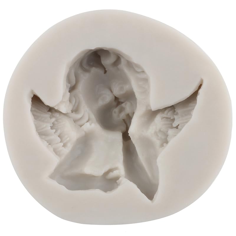 Moule Silicone Fleur Fée Ange Pour Décoration Gâteaux – Résiste -40°C à 230°C – Idéal Fondant, Chocolat, Pâte Polymère