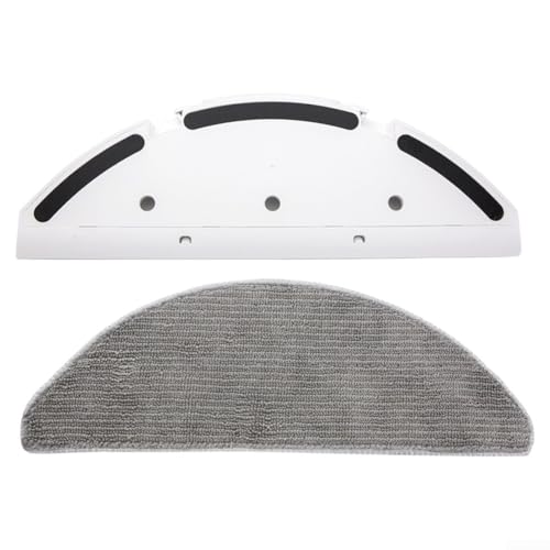 Image of Besshepplo Mop Cloth Frame Board for Blaupunkt Precision Plus Homend 1287H EXVAC900S Robot Vacuum Cleaner Replacement Parts with Microfiber Pads Kit Easy Install Efficien(1+1)