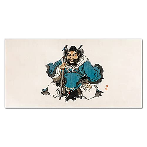 Tableau en verre 100x50cm anti-poussière et facile à nettoyer pour décoration murale asiatique