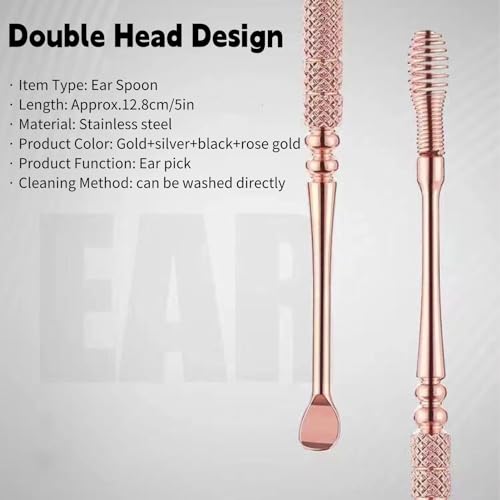 Ear Pick Earwax Removal Kit, 4 Colors 360° Spiral Earwax Remover Cleaning Tool - Image 2