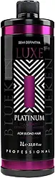 Blueken Luxe Platinum - Escova Semi Definitiva Cabelo Loiro Extrato de Mirtilo 1L