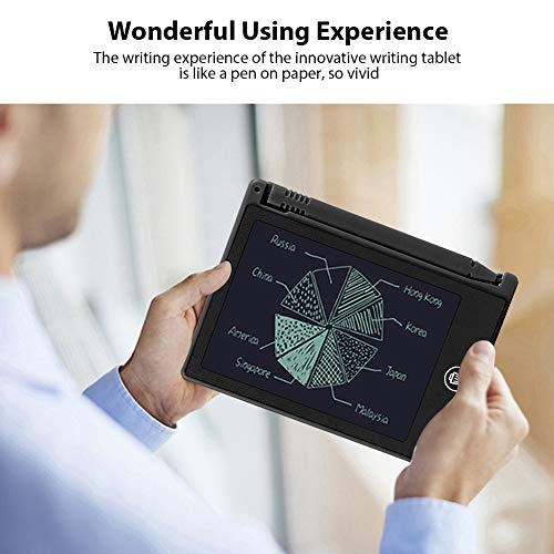 Wendry LCD Drawing Board, 4.5inch Digital Drawing Tablet for Children/Kids - Memo List Reminder Note (Black) - Thumbnail 5