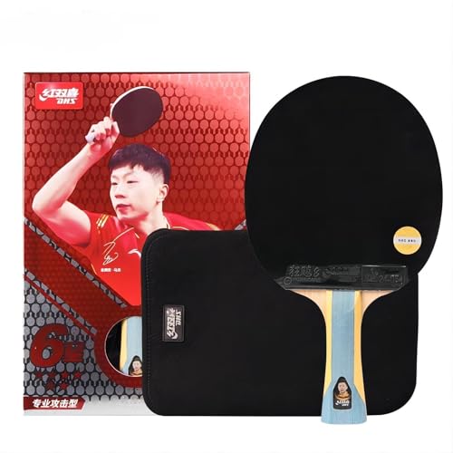 Raquete de tênis de mesa DHS Ping Pong, raquete profissional com estojo de transporte para torneios