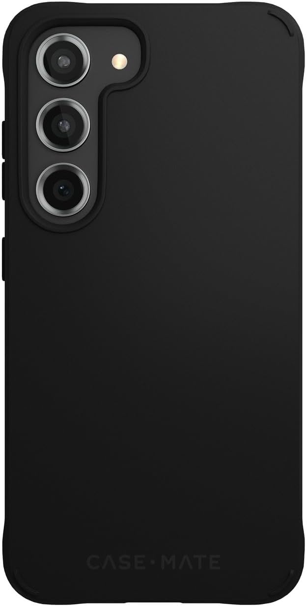 Case-Mate Samsung Galaxy S23 Case [6.1"] [12ft Drop Protection] [Wireless Charging] Tough Black Phone Case for Samsung Galaxy S23 - Anti-Scratch Tech, Shockproof Materials, Slim Fit