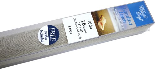 Charles Craft Carolina Linen 28 Count 15"X18" Box, Sand #TOP1