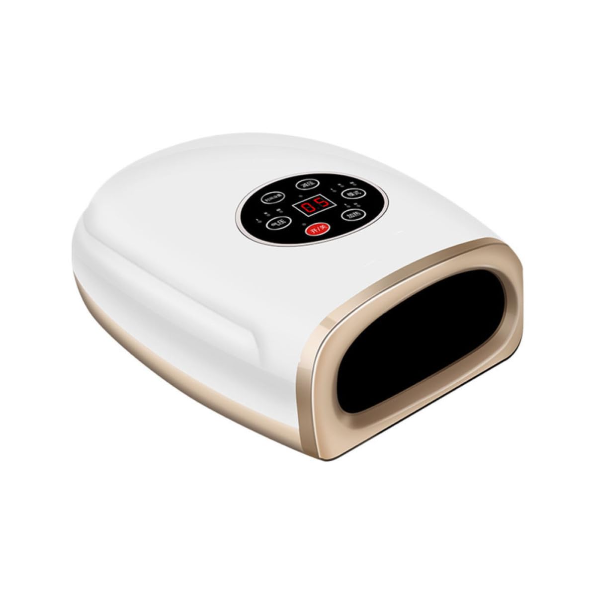 Elektrisches Handmassagegerät für Handflächen und Gelenke 6w Weiß