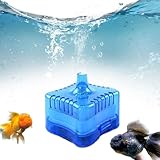 Filtro sumergible para acuario | Potente filtro de acuario pequeña bomba de aire susurrante, accesorio multifuncional para circulación de agua, agua salada, día de la madre