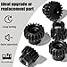 5Pcs 0.8M Hardened Steel Pinion Gear Set 5mm Shaft 16T 17T 18T 19T 20T Motor Pinion Gear with M4 Screw and Hex Key, for Arrma HPI Kyosho Losi Axial Traxxas Tamiya 1/10 RC Car and 540/550 Motors