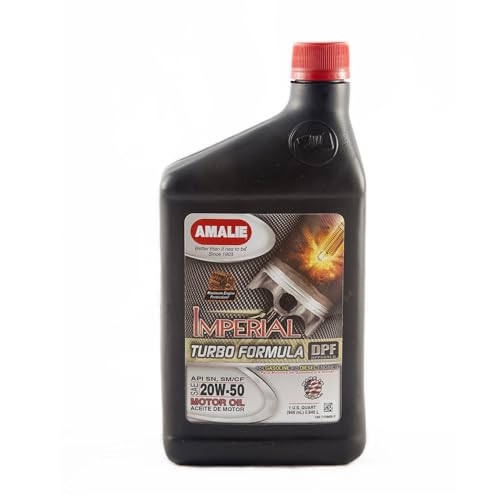 Amalie Imperial Turbo 20W-50 Aceite Motor 1 Quart x12