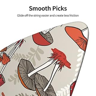 Ensemble de 6 médiators de guitare aux champignons rouges pour guitare acoustique, guitare électrique, basse, ukulélé… - Les Beatles, Paul McCartney, John Lennon, RIngo Starr, George Harrison Ensemble de 6 médiators de guitare aux champignons rouges pour guitare acoustique, guitare électrique, basse, ukulélé… – Image 7