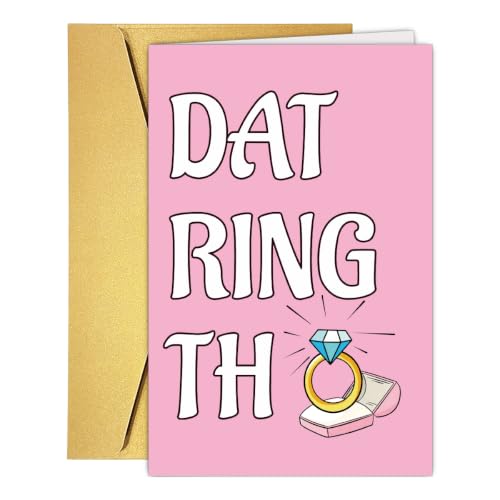 Funny Engagement Card for Best Friend Daughter, Engagement Card from Mom.
