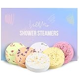 LullMia Aromatherapy Shower Steamers 6 Pack Shower Steamers with Essential Oils for Home SPA Relaxat