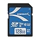 SABRENT SD Karte 128GB V60, SDXC Card UHS II, SD Speicherkarte Class 10, U3, R270MB/s W170MB/s Full HD Ultra 8K (SD-TL60-128GB)