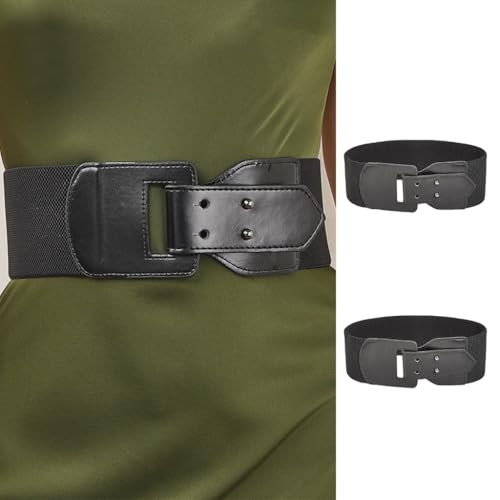 Ladies Waist Corset Elastic Rope Corset with Buckle Women Dress Shirt Coat Corset Black2