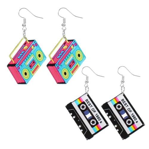 ✅【Orecchini neon stile anni '80/'90】Questi orecchini accattivanti catturano perfettamente il fascino della moda neon degli anni '80 e '90. Sono ideali per feste a tema, festival musicali o qualsiasi look quotidiano con un tocco retrò.