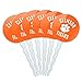 GRAPHICS & MORE Clemson University Tigers Logo Cupcake Picks Toppers Decoration Set of 6