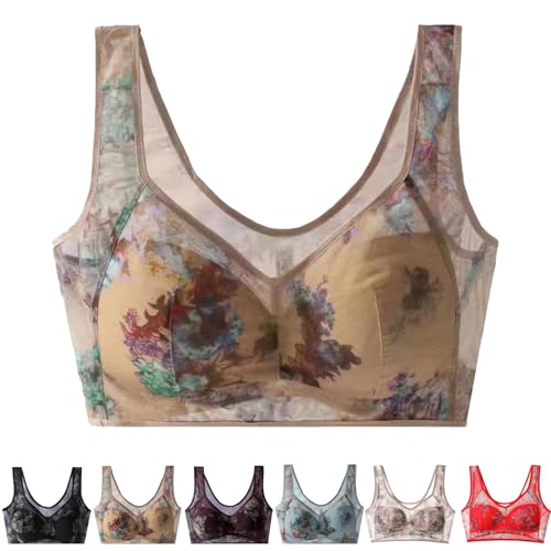 Soutien-Gorge Respirant Grande Taille sans Armature Évite le Mal de Dos