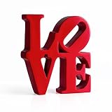 Torre & Tagus Word Art Resin Decor, Red