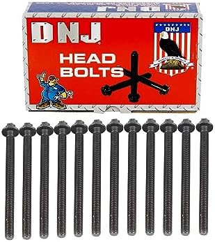 DNJ HBK343 Head Bolt Kit for 2011-2015 / Buick, Cadillac, Chevrolet/Cruze, ELR, Encore, Sonic, Trax, Volt / 1.4L / DOHC / L4 / 16V / 83cid, 85cid / LUJ, LUU, LUV/VIN 9, VIN B, VIN C