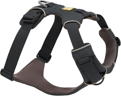 Ruffwear Front Range dog harness in basalt gray