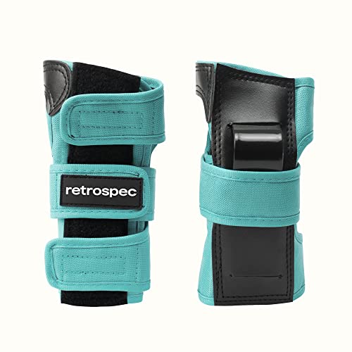 Retrospec Knee Pads, Elbow Pads & Wrist Guards For Men, Women & Kids - Protective Gear For Skateboarding, Roller Skate, Rollerblade, Bmx & Scooter - Multi Sport Pad Set - Spring Mint Youth (10-14Yrs) #TOP6