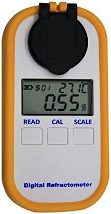 Refractive Index Meter Digital Refractometer Brix Digital Brix Refractometer Digital Pocket Refractometer Sugar Refractometer Brix 0-50.0% High Accuracy (Brix) 0.2% Automatic Temperature Compensation