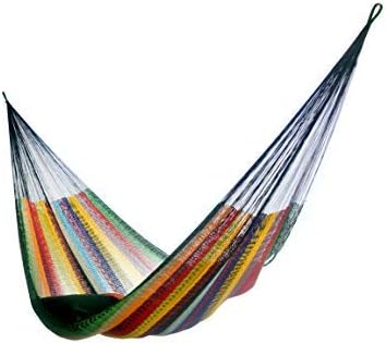 Hammocks Rada- Handmade Yucatan Hammock - Matrimonial Size Tropical Multicolor - True Comfort, True Quality, World's Best Handmade Hammock- 100% No-Hassle Satisfaction Guarantee