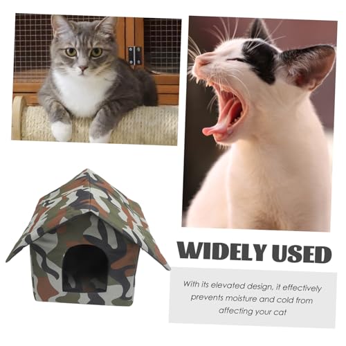 INOOMP Para Gatos Ao Ar Livre Almofada Aquecida Para Animais De Estimação Cama De Gato Aquecida Cani