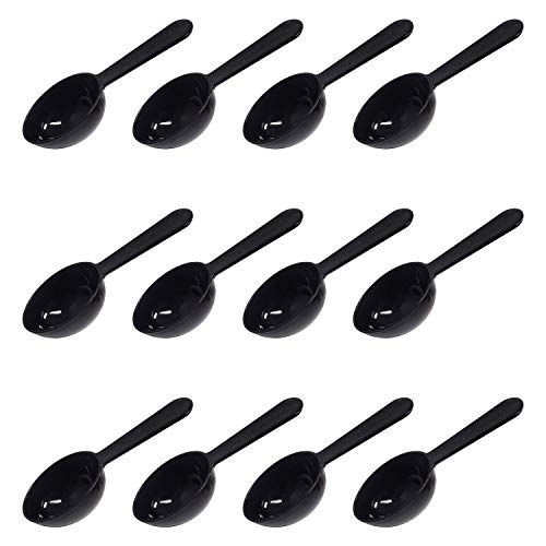 Honbay 12Pcs Plastic Coffee Measuring Spoons Coffee Scoop Measuring Tablespoons With Short Handle For Coffee Tea Sugar Cereal Milk Powder (7G) #TOP18