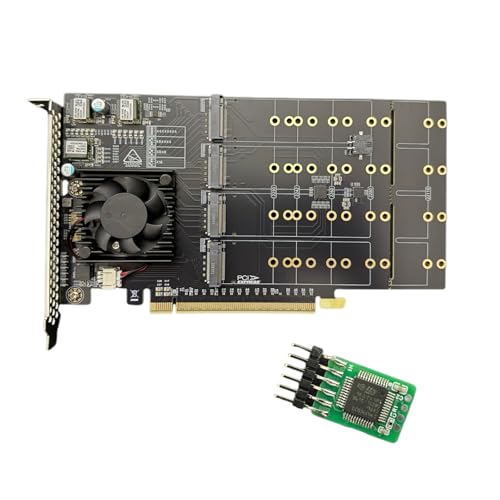 Tarjeta de almacenamiento PLX8749 PCIe3.0 X16 NVMe discos múltiples ordenador escritorio