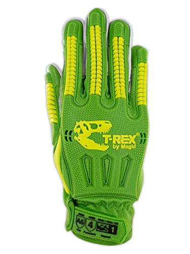 Magid Trx743 Ansi A6 Cut-Resistant Windstorm Series® Hi-Vis Impact Gloves, 1 Pair, Size 11/Xxl #TOP3