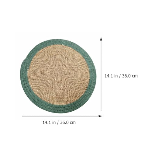 Tapete de arranhão para gatos ULTECHVO com sisal redondo, acessório para animais de estimação