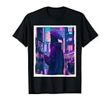 Photo Gallery vaporwave aesthetic retro japan neon girl rain emo anime maglietta Photo Gallery vaporwave aesthetic retro japan neon girl rain emo anime maglietta