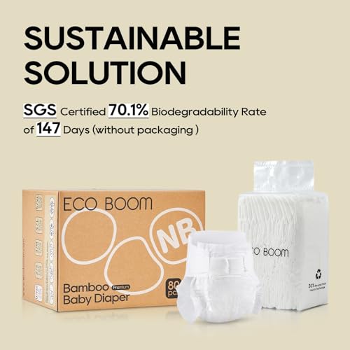 ECO BOOM Bamboo Baby Diapers