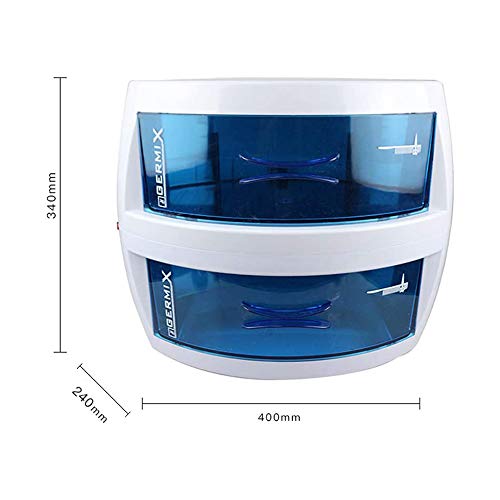 Armadietto sterilizzatore UV, contenitore per disinfezione ad alta temperatura per strumenti per unghie, telefoni e vassoi, soluzione efficace per la pulizia della bellezza e della cura della persona