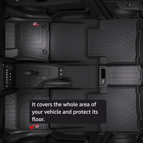 Image of GFX Tpv Premium 3D Life Long Car Floor Mats Compatible with Scorpio N 2022 Onward (Automatic), Black