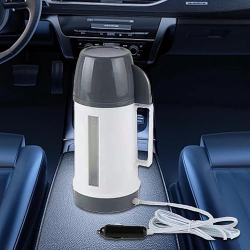 Hervidor eléctrico para auto, acero inoxidable, 12V miniatura 6