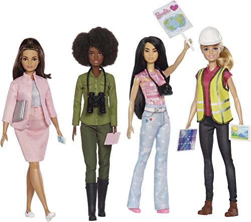 Barbie Eco-Leadership Team 4 Muñecas con Accesorios miniatura 3