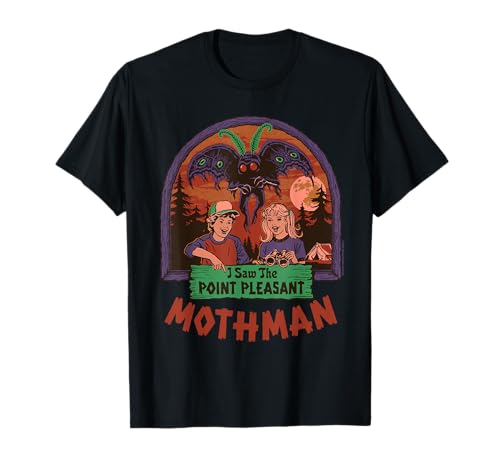 I Saw the Mothman Sci Fi Retro Vintage Funny Adult Humor T-Shirt