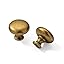 Khtumeware 10 Pack 3-3/4" Burnished Brass Cabinet Cup Pulls Antique Drawer Pulls Vintage Kitchen Hardware Cabinet Handles Drawer Handles Knobs 3 3 4 I - View #6