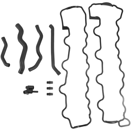 Image of Engine Valve Cover Gasket Set Replace 1179901578 1120180209 1120180382 | Compatible with Mercedes-Benz ML320 ML350 SL500 CLK320 CLK430 C240 C280 E320 E430 E500 S350 S430 S500 S55 AMG 1998-2008