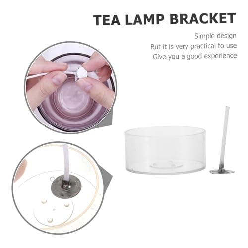 Kit para hacer velas con mechas y moldes transparentes miniatura 5