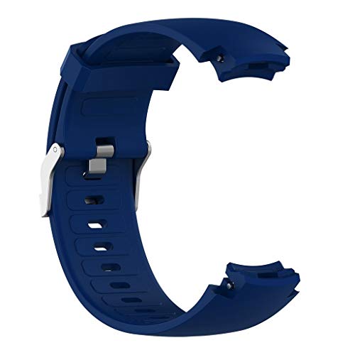 DIPOLA Estuche de Correa de Silicona para Correa de Reloj para Huami Amazfit Verge con Protector de Pantalla—Azul Oscuro Cover