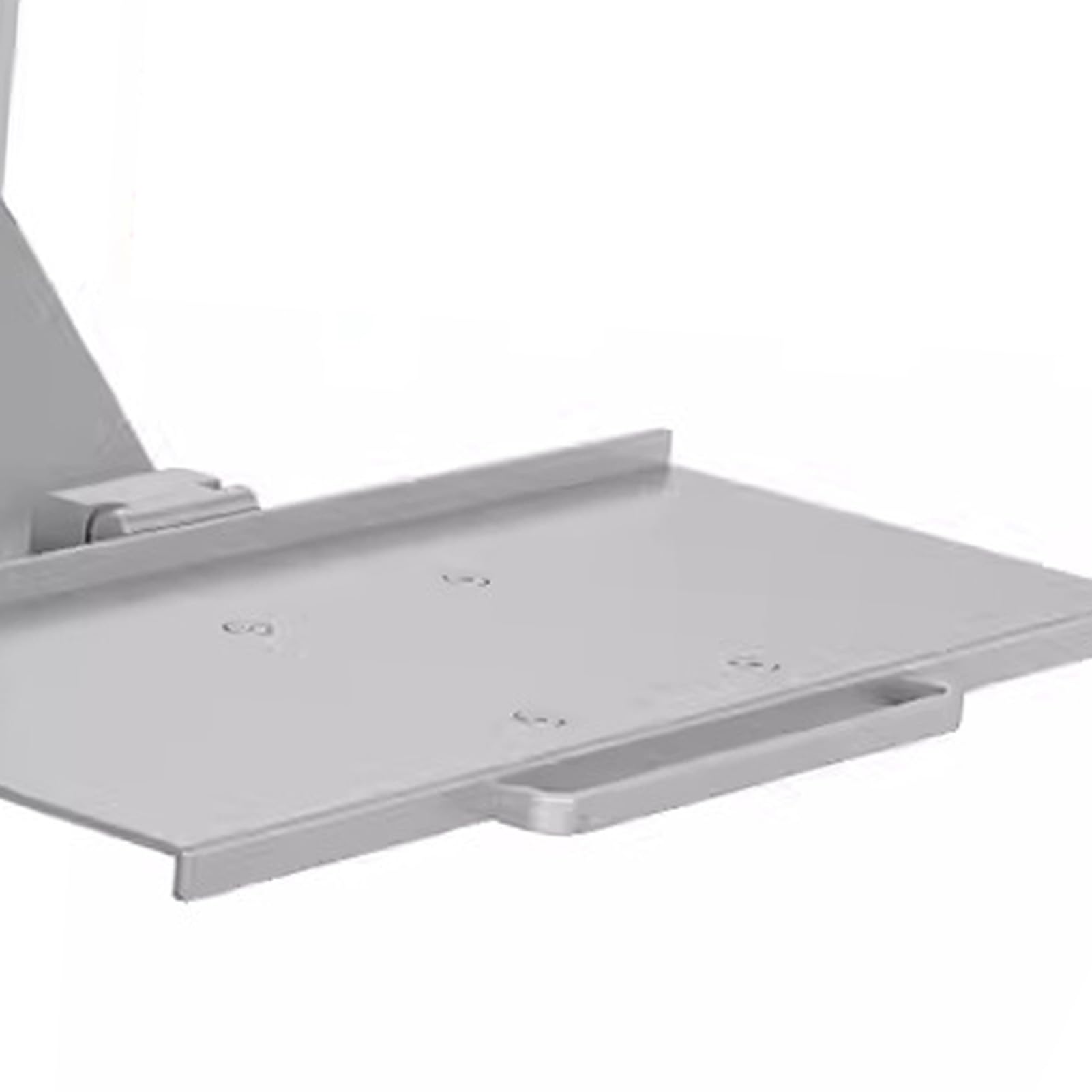 ViaGasaFamido Uchwyt na klawiaturę do Wyświetlacza, Oszczędzający Miejsce, Regulowany, Zintegrowany Uchwyt do Ekranu ze Stopu Aluminium z półką na klawiaturę do Użytku w Małym Biurze