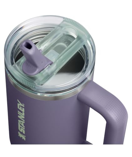 Image of STANLEY Quencher ProTour Flip Straw Tumbler with Leakproof Lid 30 oz | Built-in Straw and Handle | Cup Holder Compatible for Travel | insulated Stainless Steel Cup | BPA-Free | Purple Umbra