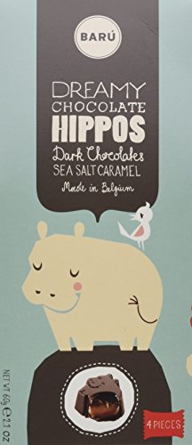 Barú Dark Chocolate Hippos Sea Salt Caramel, 4er Pack (4 x 60 g) Cover