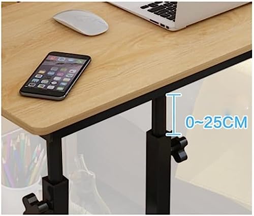 Table d'ordinateur roulant pour éviter le mal de dos : ajustement fluide pour PC portable